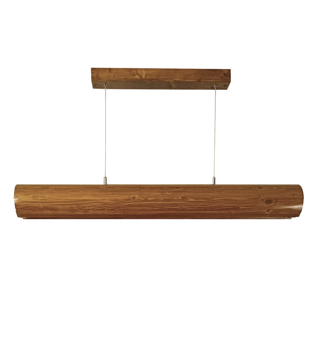 Cedar 48 Brown Wooden LED Hanging Lamp