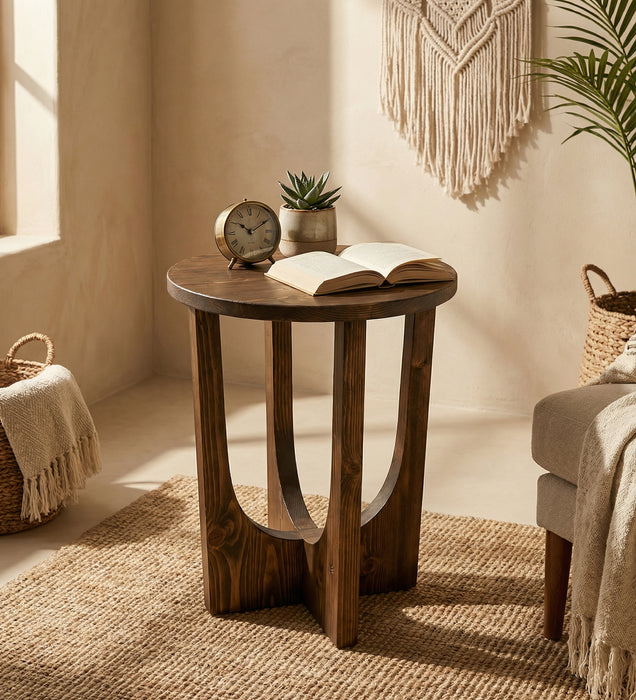 Celine Solid Wood End Table