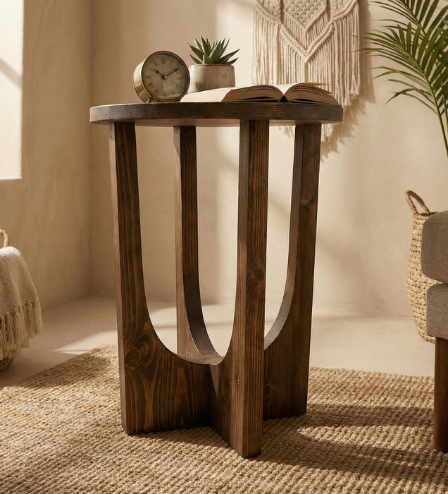 Celine Solid Wood End Table