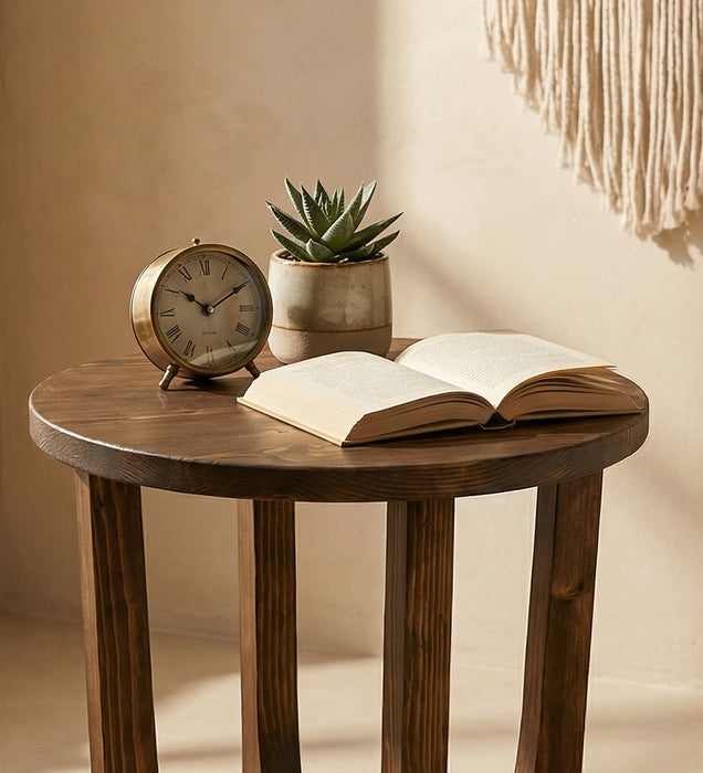 Celine Solid Wood End Table