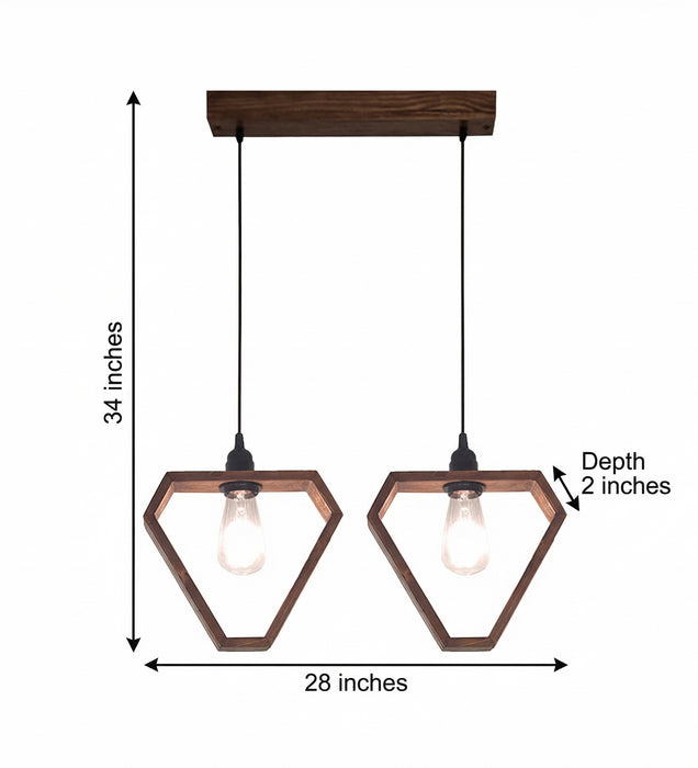 Clark Brown 2 Series Hanging Light
