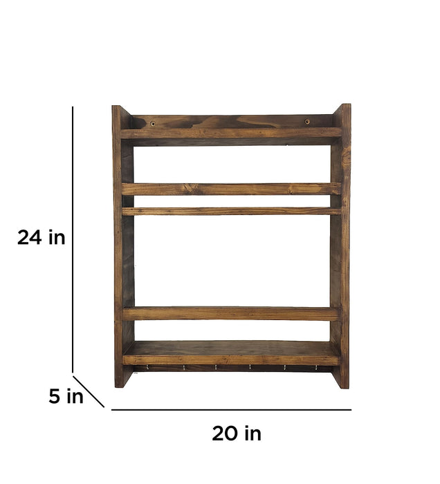 Claudia Wooden Kitchen Storage Rack
