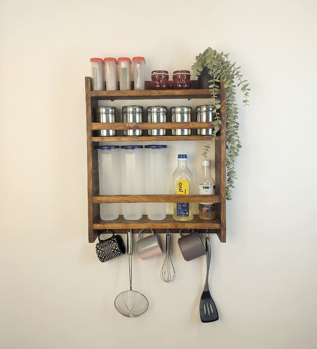 Claudia Wooden Kitchen Storage Rack