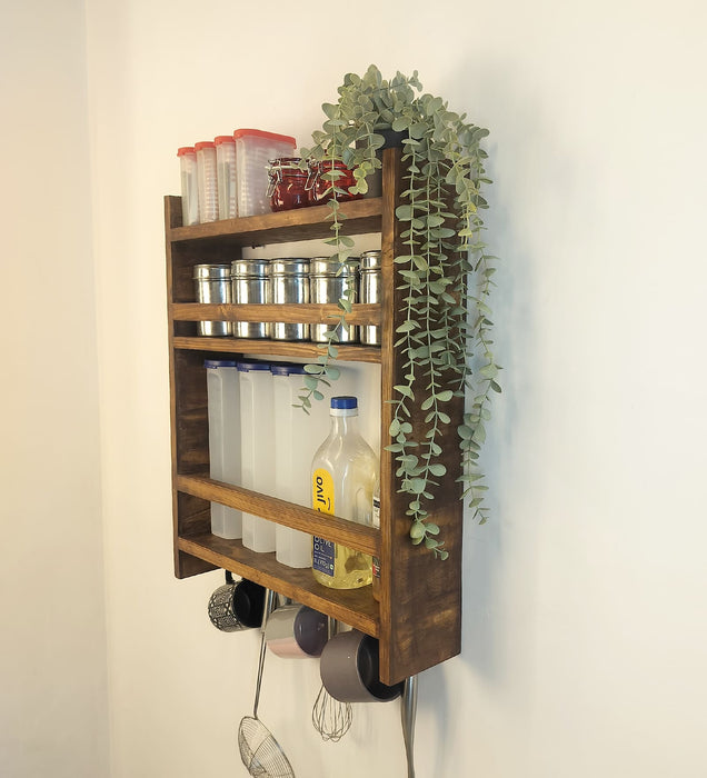 Claudia Wooden Kitchen Storage Rack