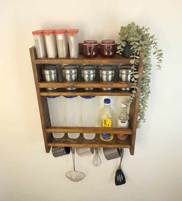 Claudia Wooden Kitchen Storage Rack