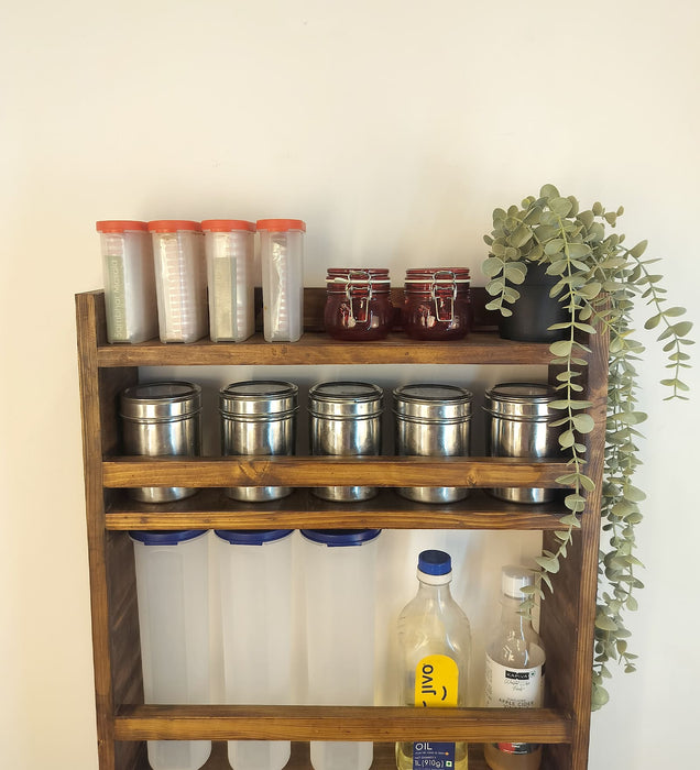 Claudia Wooden Kitchen Storage Rack