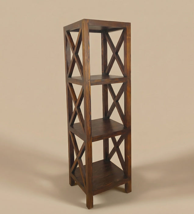 CLEMENT Solid Wood 3 tier Shelf Stand