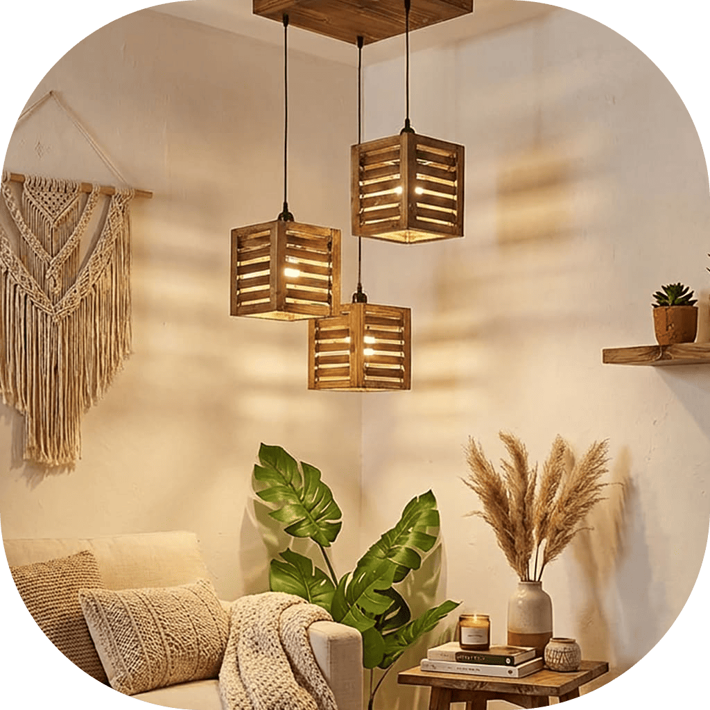 CLUSTER HANGING LIGHTS