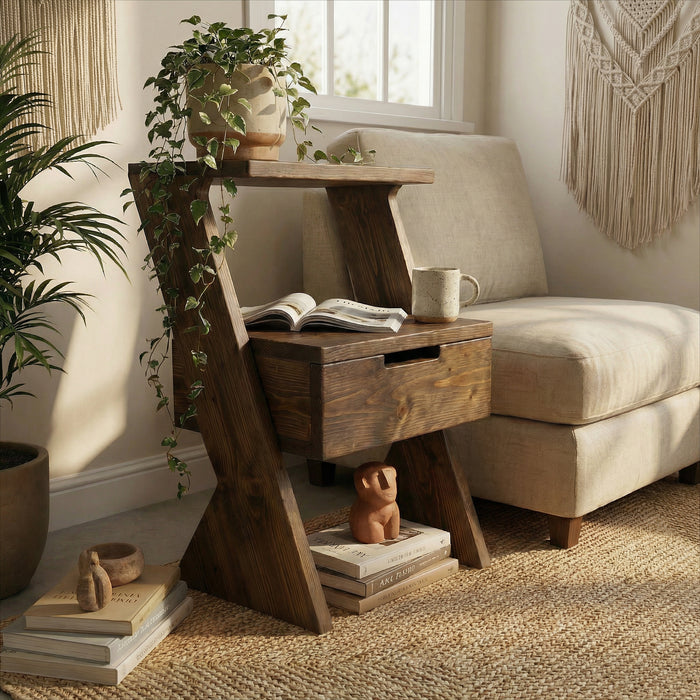 Daniel Solid Wood End Table