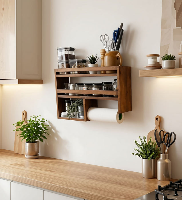 ELEANOR Wooden Kitchen Storage Rack