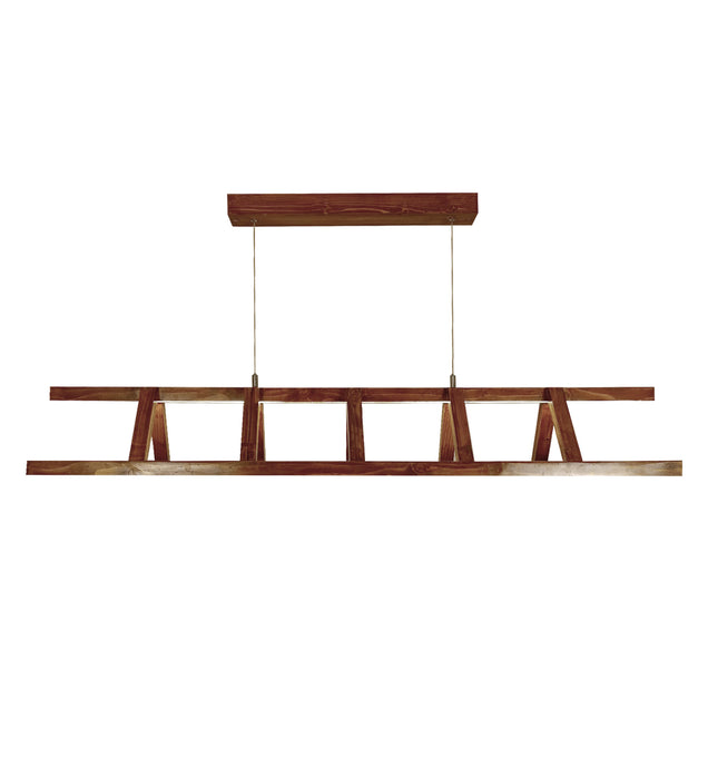 Elaine 48 Brown Wooden LED Hanging Lamp