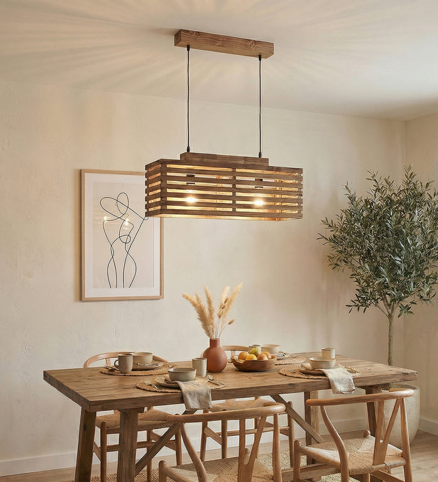 Elegant 24 Centrum Wooden 2 Series Hanging Lamp