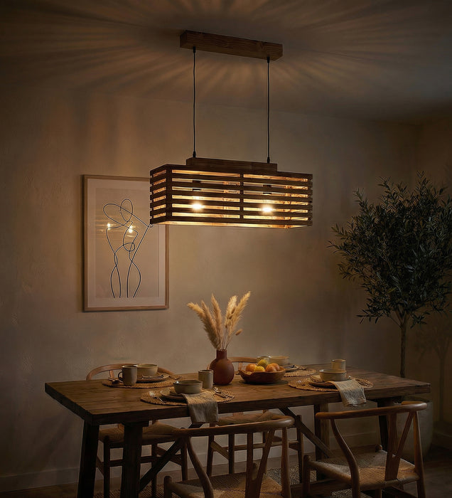 Elegant 24 Centrum Wooden 2 Series Hanging Lamp
