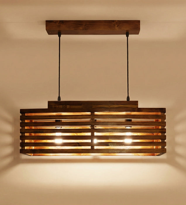 Elegant 24 Centrum Wooden 2 Series Hanging Lamp