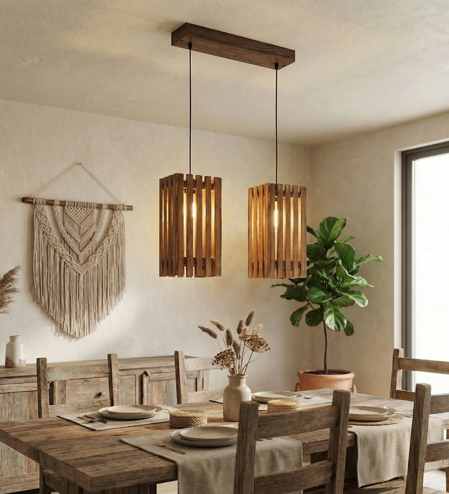 Elegant Brown 2 Series Hanging Light