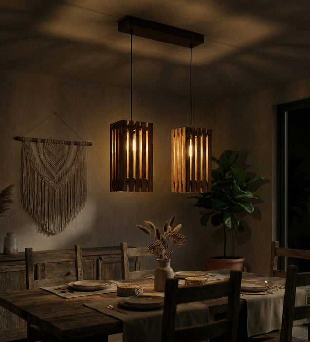 Elegant Brown 2 Series Hanging Light