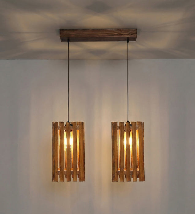 Elegant Brown 2 Series Hanging Light