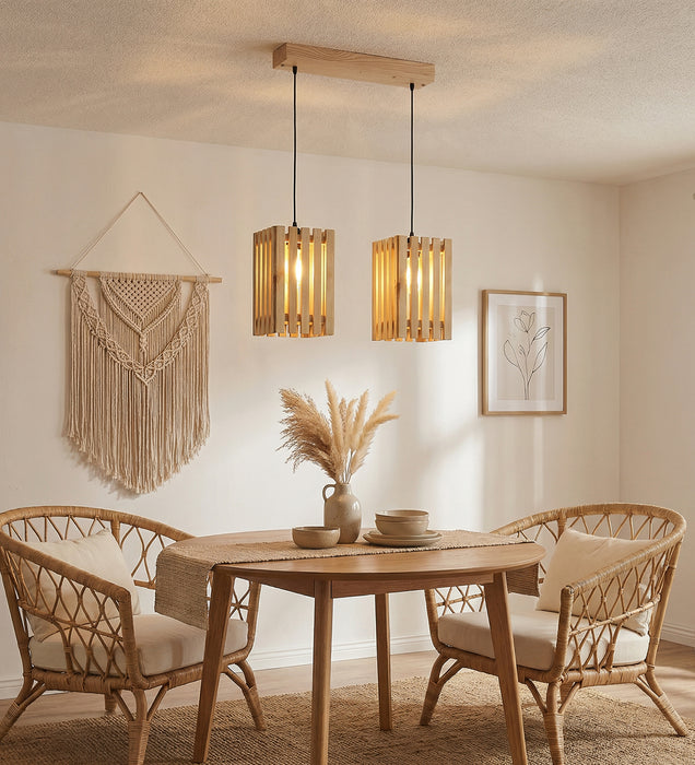 Elegant Beige 2 Series Hanging Light