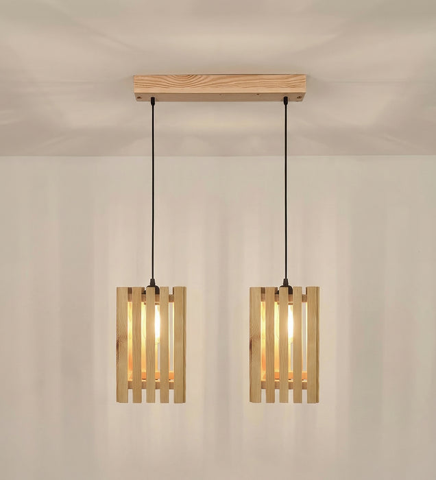 Elegant Beige 2 Series Hanging Light