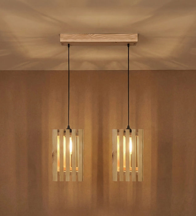 Elegant Beige 2 Series Hanging Light
