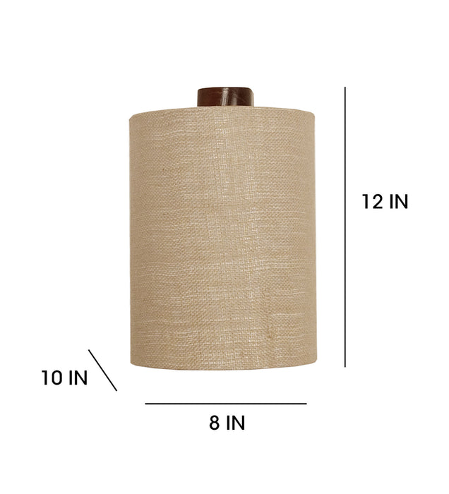 Elementary Brown Wooden Wall Light