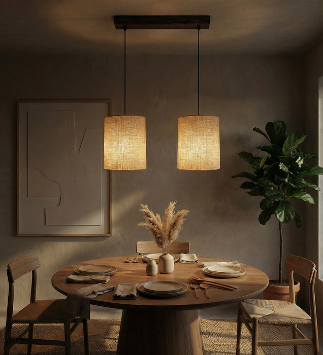 Elementary Beige 2 Series Hanging Light