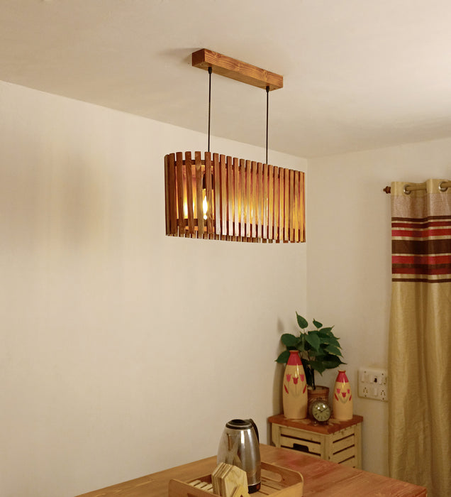 Elora 24 Centrum Wooden 2 Series Hanging Lamp