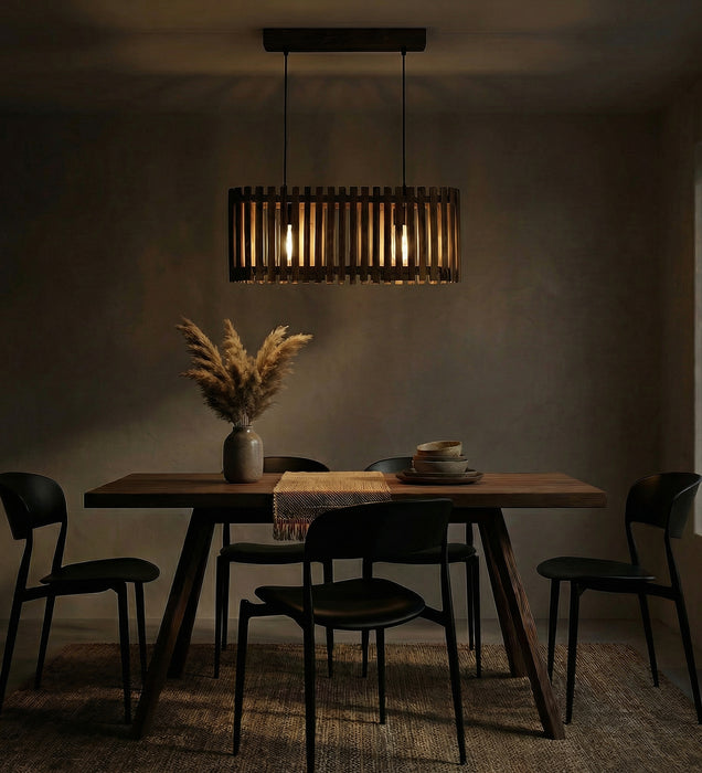 Elora 24 Centrum Wooden 2 Series Hanging Lamp