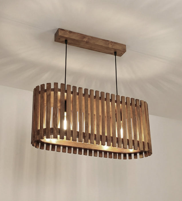 Elora 24 Centrum Wooden 2 Series Hanging Lamp