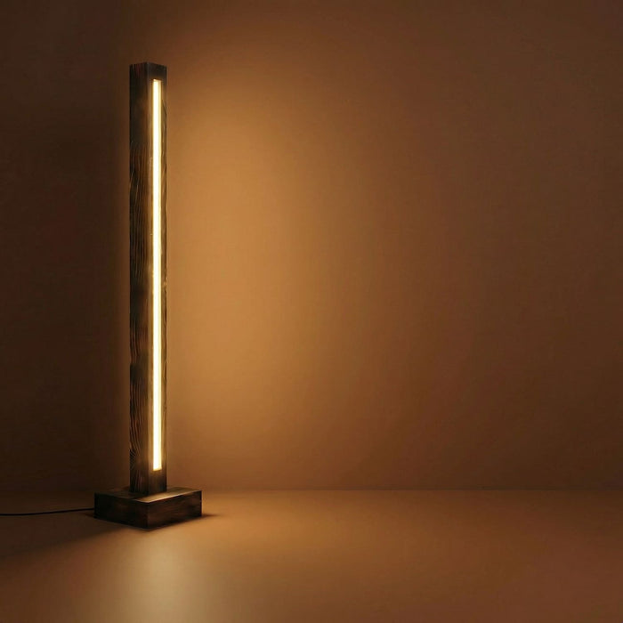 Excalibur LED Wooden Floor Lamp