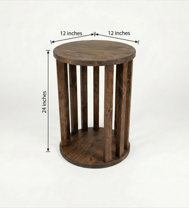Ezra Solid Wood End Table