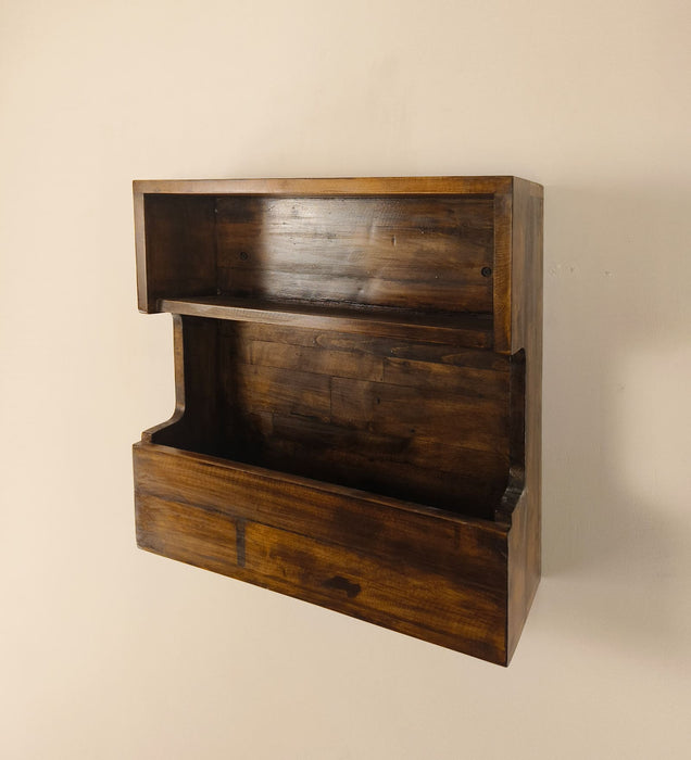 FLORENTINE Wooden Wall Shelf Organiser