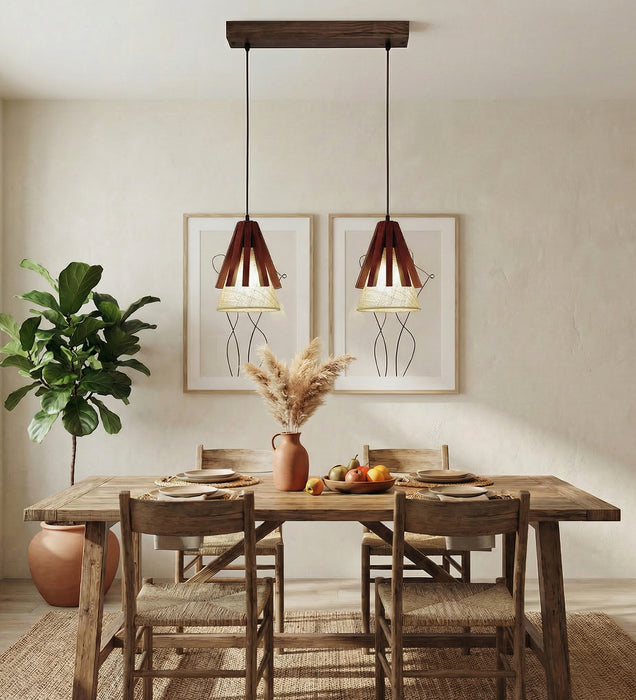 Flue Brown 2 Series Hanging Light