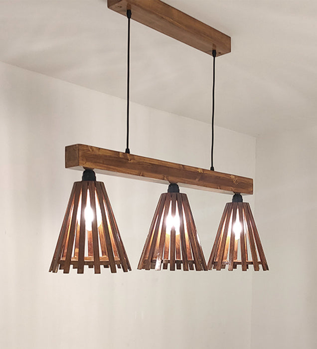 Funnel Brown 3 Series Hanging Lamp