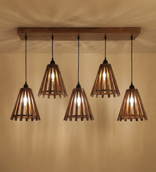 Funnel Brown 5 Series Hanging Lamp
