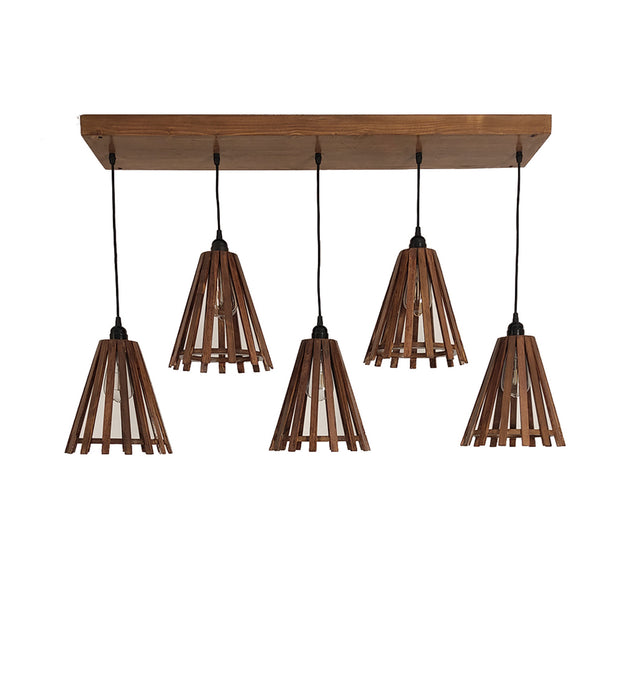 Funnel Brown 5 Series Hanging Lamp