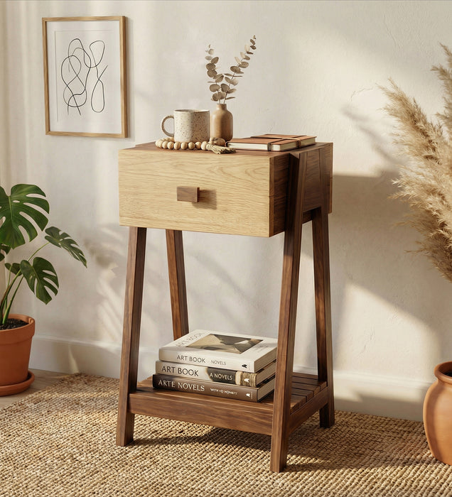 Gabrielle Solid Wood End Table