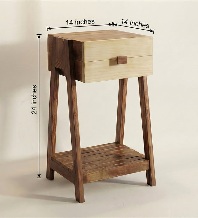 Gabrielle Solid Wood End Table
