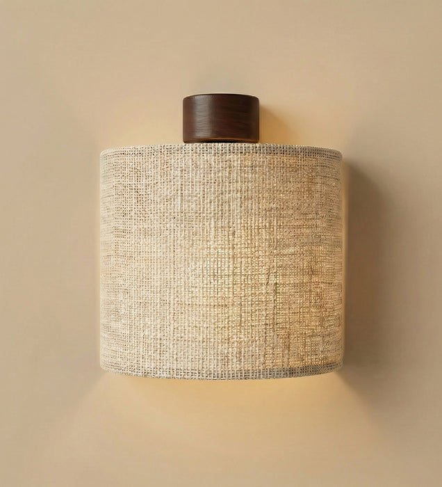 Gimli Brown Wooden Wall Light