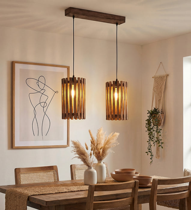 Hexa Brown 2 Series Hanging Light