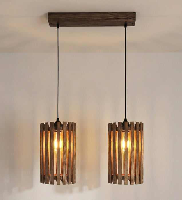 Hexa Brown 2 Series Hanging Light
