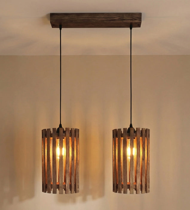 Hexa Brown 2 Series Hanging Light