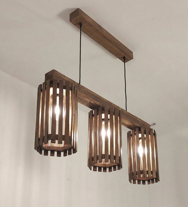 Hexar Brown 3 Series Hanging Lamp