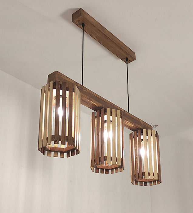 Hexar Brown 3 Series Hanging Lamp