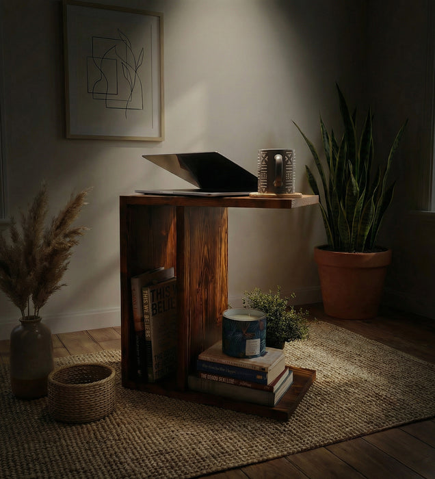 HUGO Solid Wood End Table
