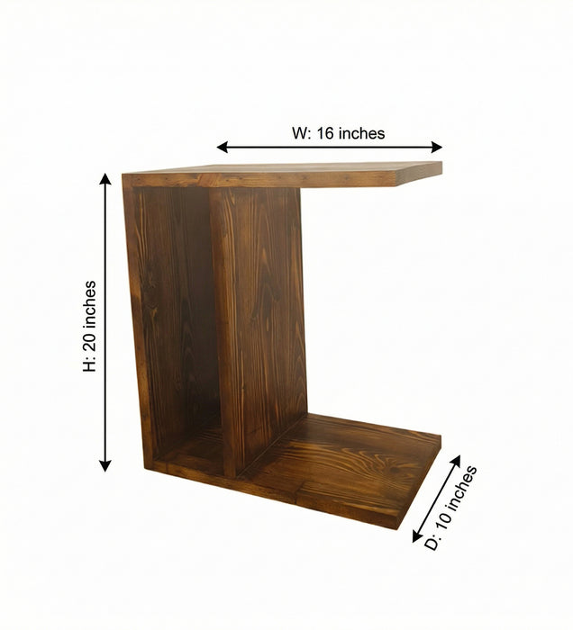 HUGO Solid Wood End Table