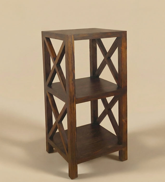 Jose 2 Tier Solid Wood End Table