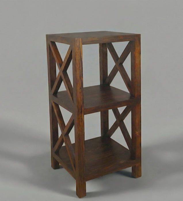 Jose 2 Tier Solid Wood End Table