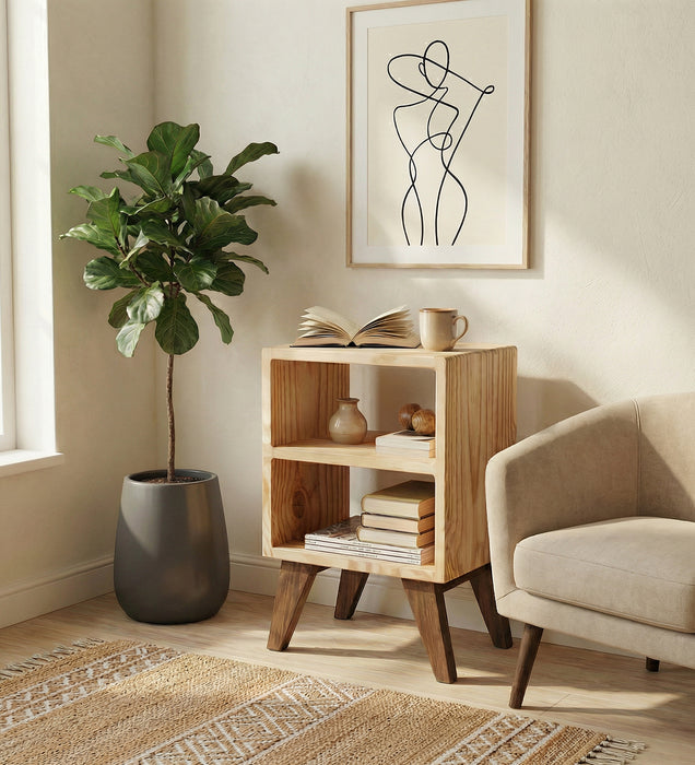 Levi Solid Wood End Table