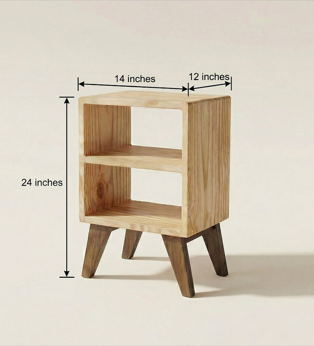 Levi Solid Wood End Table